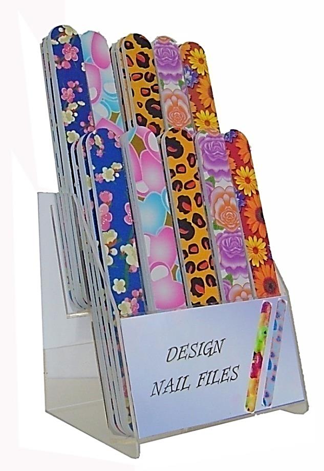 PLASTIC NAIL FILE DISPLAY UNIT (50) Eldos